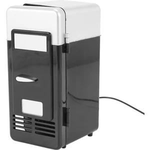 Sant Kuee USB Mini Buzdolabı Soğuk Damla Nakliye Dondurucu USB Mini Buzdolabı Araba Siyah Için Küçük Taşınabilir Soda Mini Buzdolabı (Yurt Dışından)