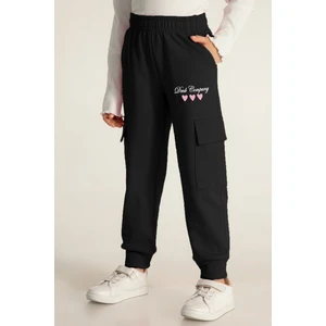 Dmb Boys & Girls Beli Lastikli Kargo Cepli Okula Dönüş Rahat Kız Çocuk Eşofman Altı