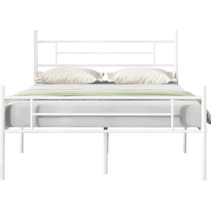 Özgök Tarım Cndhome Metal Karyola Hsn Metal Karyola Beyaz Renk, Çift Kişilik, Ölçü Seçenekli