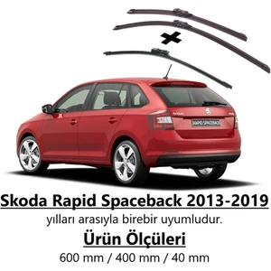 Skoda Rapit Spaceback Ön ve Arka Silecek Takımı 2013-2019