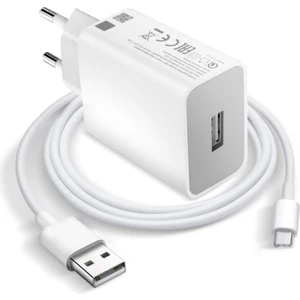 Xiaomi Orjinal 18 Uyumlu   Watt Hızlı Şarj Aleti Başlık+Kablo Set Xiaomi 18W Mdy 10 Ef