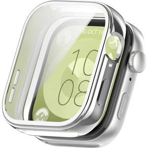 Huawei Watch Fit 3 ile Uyumlu Kasa ve Ekran Koruyucu 360 Tam Koruma Silikon Kılıf