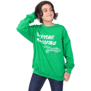 Erkek Çocuk Baskılı Sweatshirt