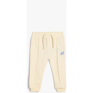 Basic Jogger Eşofman Altı Beli Bağlamalı Pamuklu