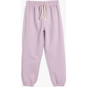 Basic Eşofman Altı Pamuklu Beli Lastikli