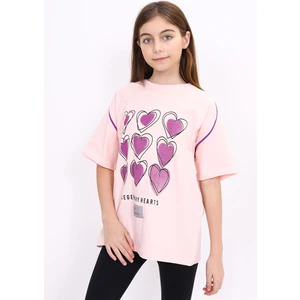 Kız Çocuk Baskılı Tişört