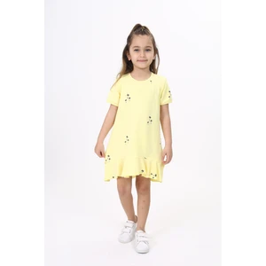 Kız Çocuk Baskılı Elbise