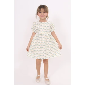 Kız Çocuk Desenli Elbise