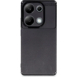 Xiaomi Poco M6 Pro 4g Kılıf Auto Focus Karbon Silikon Kapak