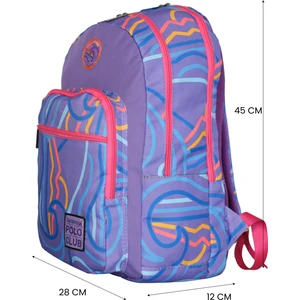 Cambridge Polo Club Wave Çok Gözlü Unisex Çocuk Ilkokul Çantası