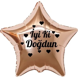 Ata Parti Dünyası İyi Ki Doğdun Yazılı 18 Inç Folyo Balon