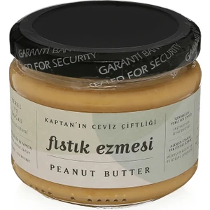 Yerli %100 Yer Fıstığı Ezmesi - Şekersiz - Glütensiz  ve Vegan 280 g