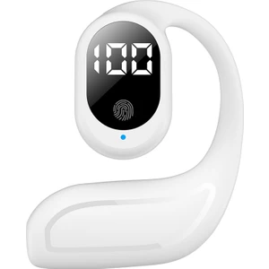 Fn-98 Tek Kulak Bluetooth Kulak Askılı Kulaklık Kablosuz Kulaklık - Beyaz (Yurt Dışından)