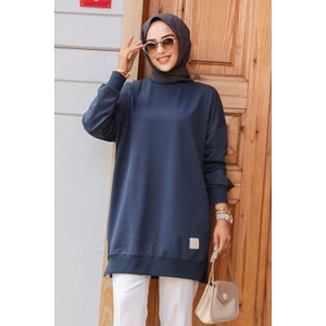Neva Style Lacivert Tesettür Tunik 30644L