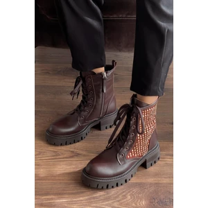 Sirius Kahverengi Hakiki Deri Bot