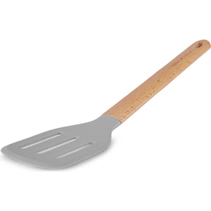 x Refika Ahşap Saplı Silikon Oluklu Spatula 34,3 cm