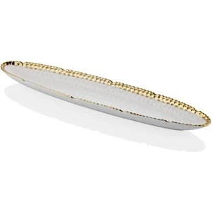 White Gold Büyük Kayık Tabak  -STV-025