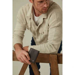 Helmbrook London Townsend Erkek Kahve Deri Özel Tasarım Çok Bölmeli Rfid Korumalı Kartlıklı Cüzdan