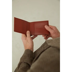 Helmbrook London Tanner Erkek Tan Deri Özel Tasarım Çok Bölmeli Rfid Korumalı Cüzdan