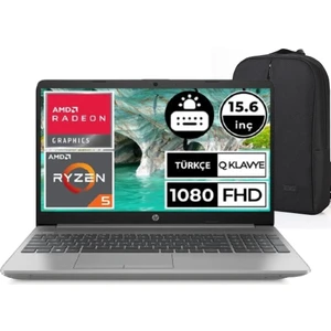 Hp 255 G9 Amd Ryzen 5 5625U 16GB 512GB SSD Windows 11 Home 15.6" Fhd Taşınabilir Bilgisayar 9M3G7ATX6 + Emarkt Çanta