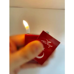 İndirim Center Yeni Trend Türkiye Motifli Gazlı Metal Şaka Çakmak