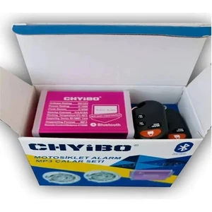 Chyibo Motosiklet Alarm Mp3 Çalar Bluetooth