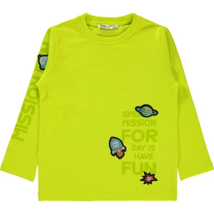 Civil Boys Erkek Çocuk Sweatshirt 2-5 Yaş Neon Sarı