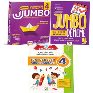 Model Eğitim Yayıncılık 4.sınıf Olimpiyat Sorularıyla Jumbo Soru Bankası+Tüm Dersler Deneme ve Tüm Dersler Soru Bankası