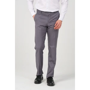 Erkek Regular Fit Kumaş Pantolon Gri
