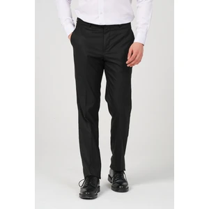 Erkek Regular Fit Kumaş Pantolon Siyah