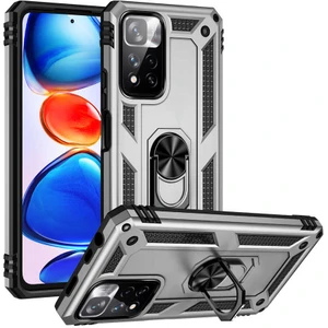 Cepte Aksesuar Xiaomi Redmi Infinix Note 11 Pro Plus 5g Kılıf Zore Vega Kapak-Gri