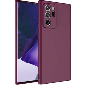 Cepte Aksesuar Galaxy Note 20 Ultra Kılıf Zore Mara Lansman Kapak-Koyu Mor