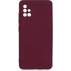 Cepte Aksesuar Galaxy A51 Kılıf Zore Mara Lansman Kapak-Koyu Mor