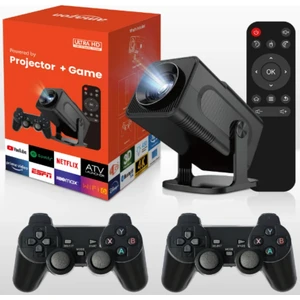 Bilişim Burada HCS350 Pro Retro Video Oyunu Konsolu + Android Tv + Dahili Hoparlör