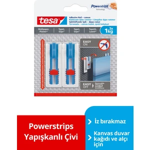 Tesa® Yapışkanlı Çivi - 1kg, Kanvas Duvar Kağıdı ve Alçı Için