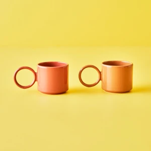 Bella Maison Arcana Espresso 2'li Set Gül Kurusu (270 cc)