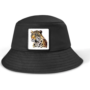Bucket Panter - 10 Kod Logolu Unisex Siyah Şapka (Cap)