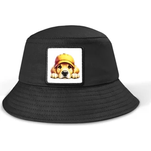 Bucket Köpek - 3 Kod Logolu Unisex Siyah Şapka (Cap)