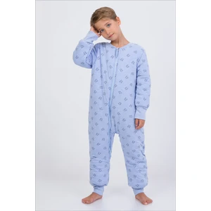 Erkek Çocuk Kalın Elyaf Dolgulu Premium Kalite 2.5 Tog Desenli Uyku Tulumu