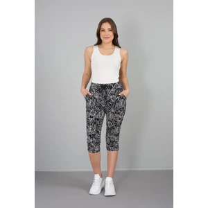 Banada Moda Palmiye Desenli Viskon Kapri