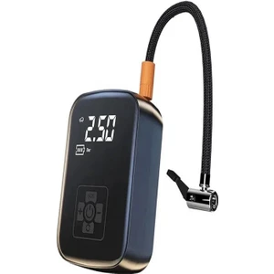 A55-56 Psı Destekli 3600MAH 50W LED Ekranlı Araba Motor Bisiklet Top Hava Kompresörü Powerbank