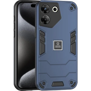 Tecno Camon 20 Pro 5g Için 2'si 1 Arada Darbeye Dayanıklı Telefon Kılıfı (Yurt Dışından)