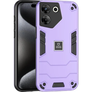 Tecno Camon 20 Pro 5g Için 2'si 1 Arada Darbeye Dayanıklı Telefon Kılıfı (Yurt Dışından)