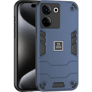 Tecno Camon 20 Pro 4g Için 2'si 1 Arada Darbeye Dayanıklı Telefon Kılıfı (Yurt Dışından)