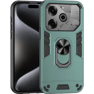 Tecno Pova 6 Pro Için Halka Tutucu Telefon Kılıfı (Yurt Dışından)