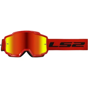 Ls2 Charger Goggles Motokros Gözlük (Irıdıum Camlı) Kırmızı