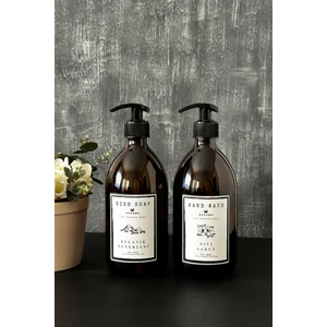 2'li Bulaşık Deterjanı ve Sıvı Sabun Şişesi Stantsız Sabunluk Seti 500ML Bb-Hd Bphwdsz