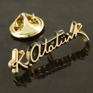 Bijuteri Net Atatürk Imzalı Yaka Rozet