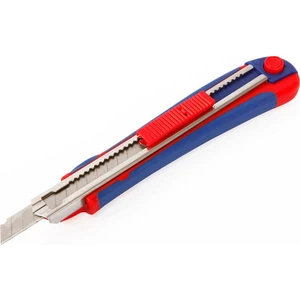 WP212010 9 mm Ağır Hizmet Paslanmaz Çelik Kasa Yedek Kartuşlu Maket Bıçağı + 2 Adet Yedek Bıçak