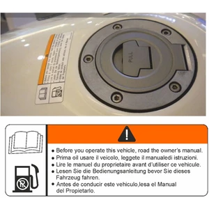 Sticker Usta Motosiklet Depo Uyarı Sticker 00423